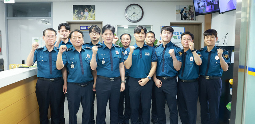 이승협 대구경찰청장, 8월 우수 1위 중앙파출소 격려 방문