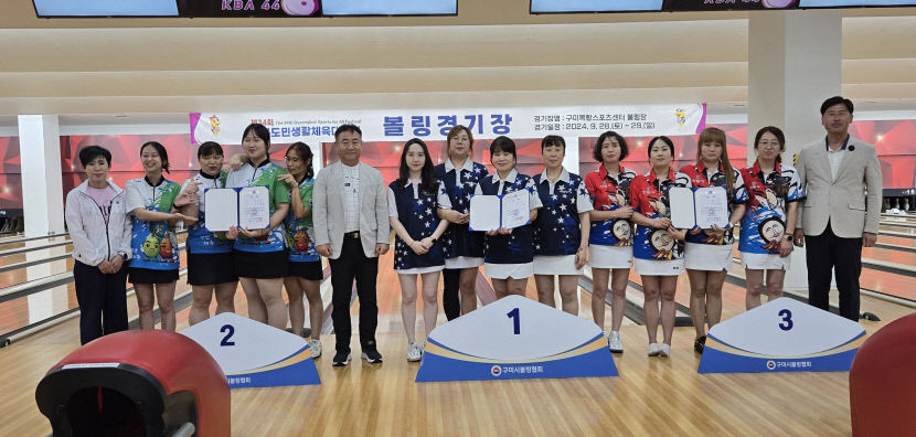구미시·영양군 경북도민 생활체육 대축전 볼링 시·군부 종합우승