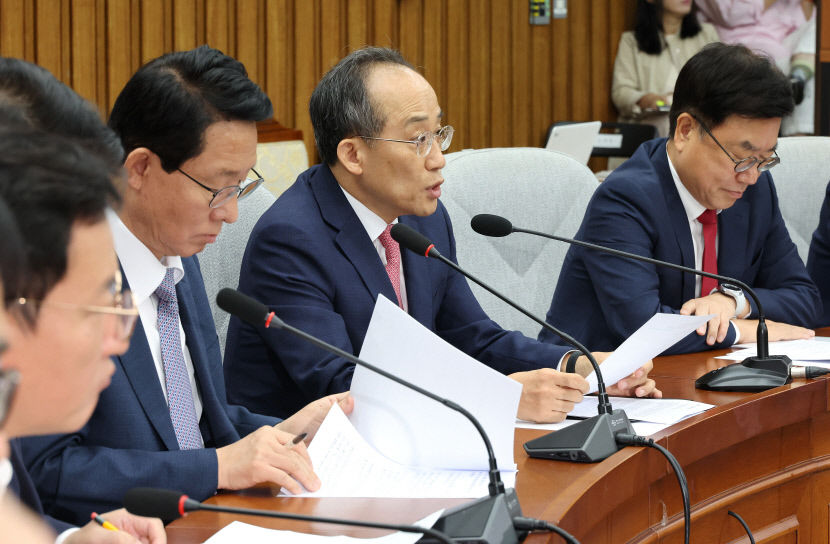 국민의힘 추경호 범야권 입법폭주, 정권붕괴 목적이었나 野 탄핵 움직임에 발끈