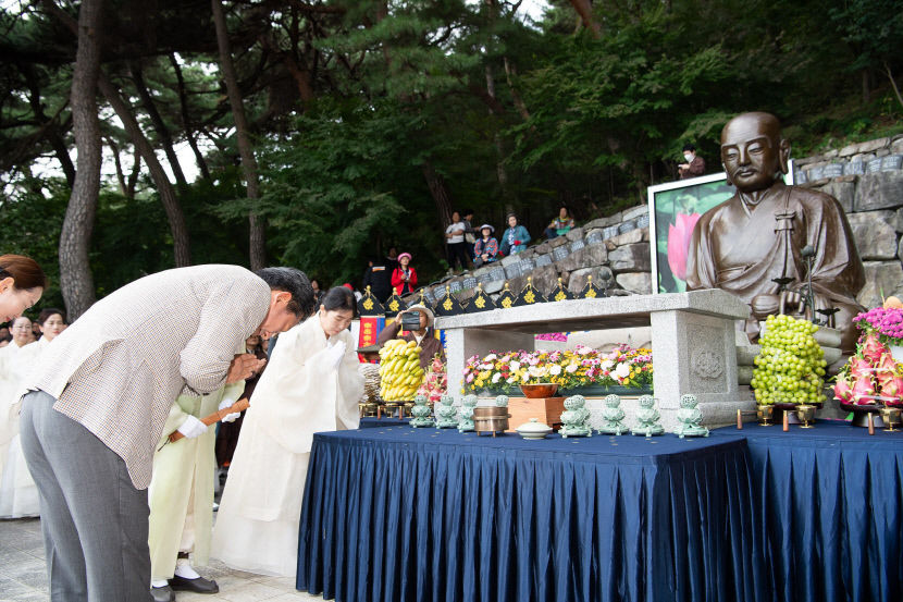 경북 구미시 해평면  도리사는 '제8회 향(香) 문화 대제전'을 열었다.<구미시 제공>