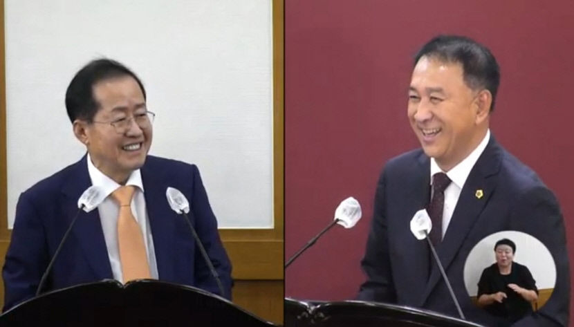 홍준표 대구시장 행안부發 TK행정통합 중재안 나와…아직 수락 결정 못해