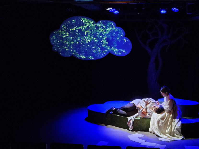 한울림의 '거기, 푸른 담쟁이 동산' 공연 사진. 오는 24일부터 다음 달 2일까지 서울 동숭무대소극장에서 공연된다. <한울림 제공>