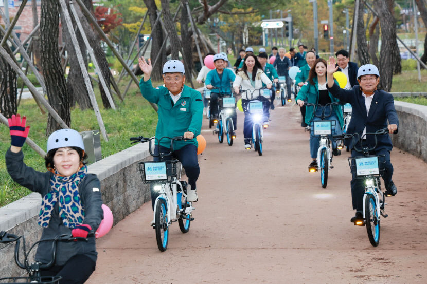 경북도청 신도시 친환경 교통수단 공영e자전거 도입 주목