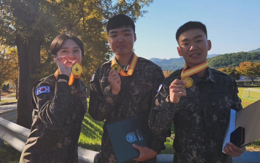경운대 이민재·김송희·김선중 소위, 장교 지휘참모과정 1·2·3등 휩쓸어
