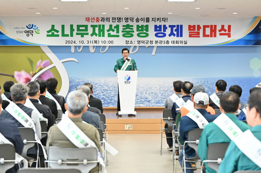 영덕군 송이 산지 보호…재선충과의 전쟁 내년 봄까지 68억원 투입 계획