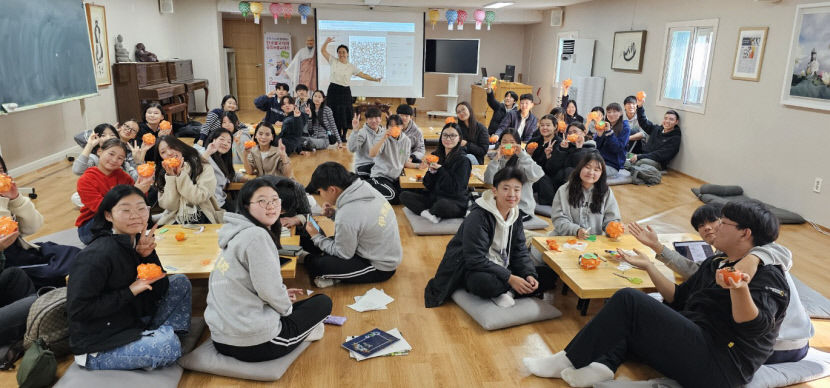 한국 선진학교 탐방 몽골 학생 15명, 청도 이서고서 문화 교류 특별수업