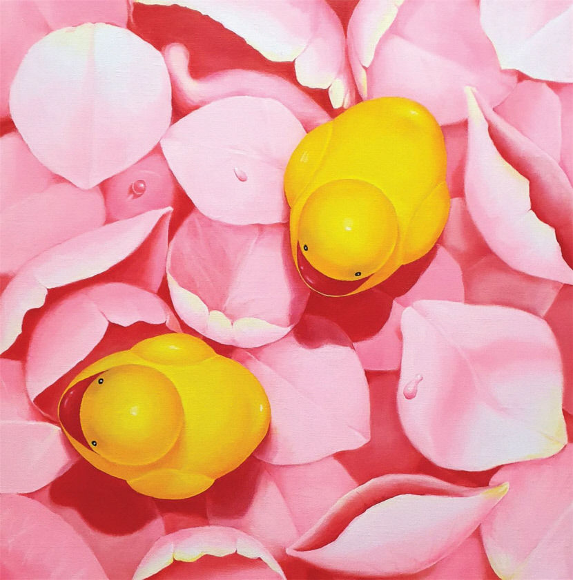갤러리 청라, 서양화가 김효영의 네 덕(Duck/德)이야展