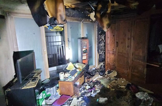 경북 영천 아파트 화재 발생 80대 노인 숨져