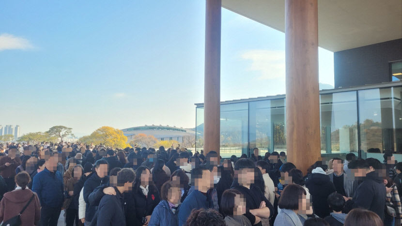 대구간송미술관 개관전, 마지막 날에도 오픈런 행렬....입추의 여지 없었다