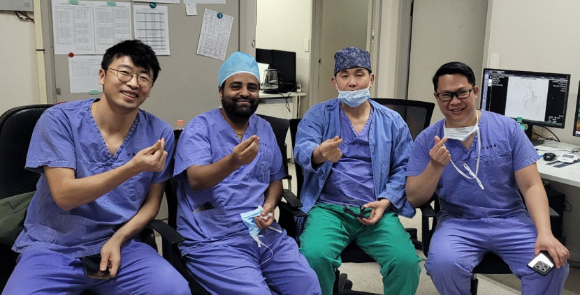 안동병원 찾은 해외의료진, 인터벤션 혈관치료 연수