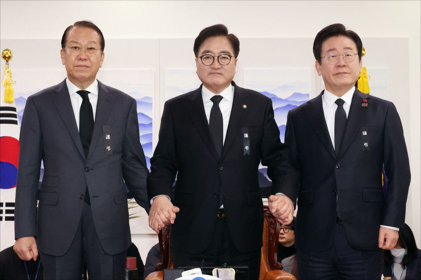 우원식, 권영세·이재명 첫 회동…여야정협의체 구성 합의