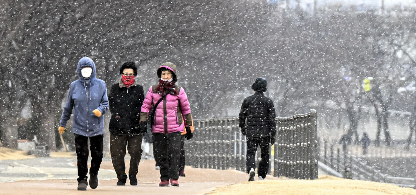 [종합] 눈 내린 대구경북 도로 통제 해제…밤부턴 전역 한파주의보 최저 영하 18℃