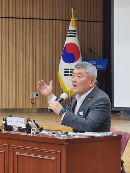 김학동 예천군수 도청신도시 발전과 원도심 활성화 총력