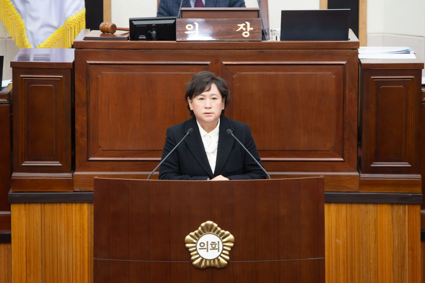 이지연구미시의원 5분 발언, 구미시 노동자 보호 정책 제안