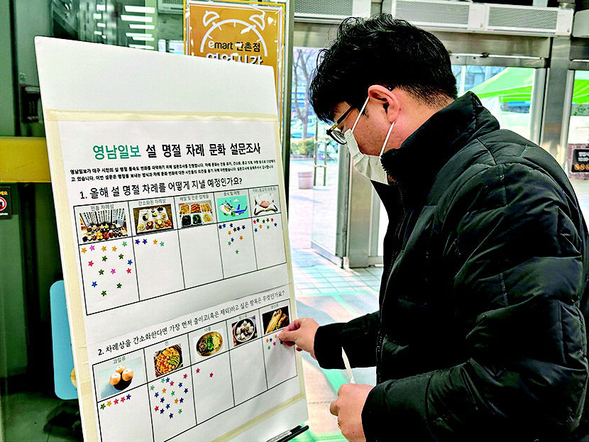 전통 차례상 장만해야죠 휴식하거나 여행 갈 거예요
