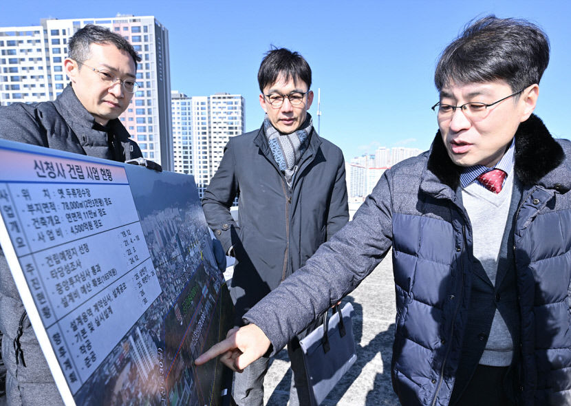 신공항 신청사...대구 단체장·부단체장, 새해 주요 정책현장 점검