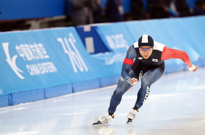 김준호 스피드 스케이팅 500m에서 동메달 획득
