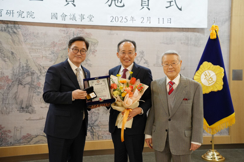 추경호 의원 백봉신사상 수상…올해의 신사의원 베스트10 선정