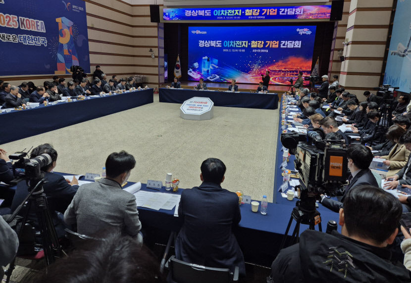 포항시, 철강·2차전지 산업 위기 해법 모색…기업 간담회 개최