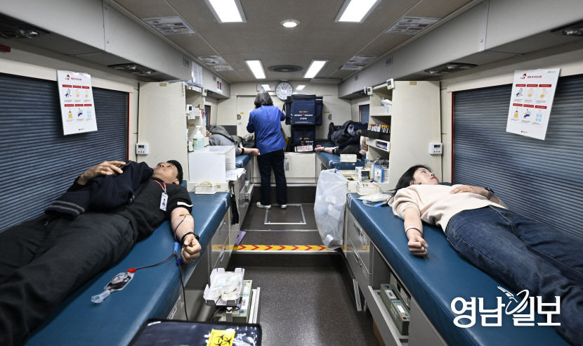 [포토뉴스] 대구지역 혈액 보유량 관심단계