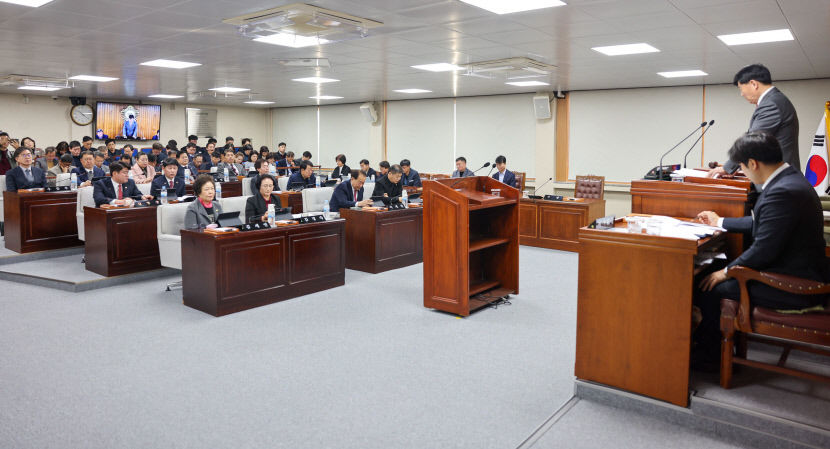 지난 10일 영주시의회 임시회 제1차 본회의가 진행되고 있다. 영주시의회 제공