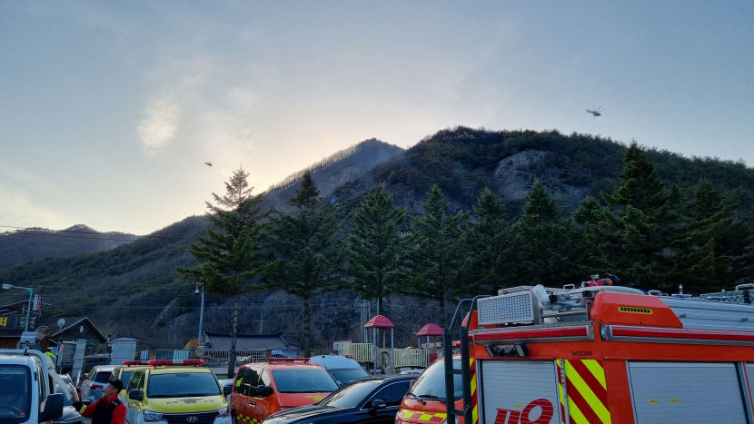 [종합 2보] 청도 운문면 산불, 6시간50분만에 진화…인명피해 0