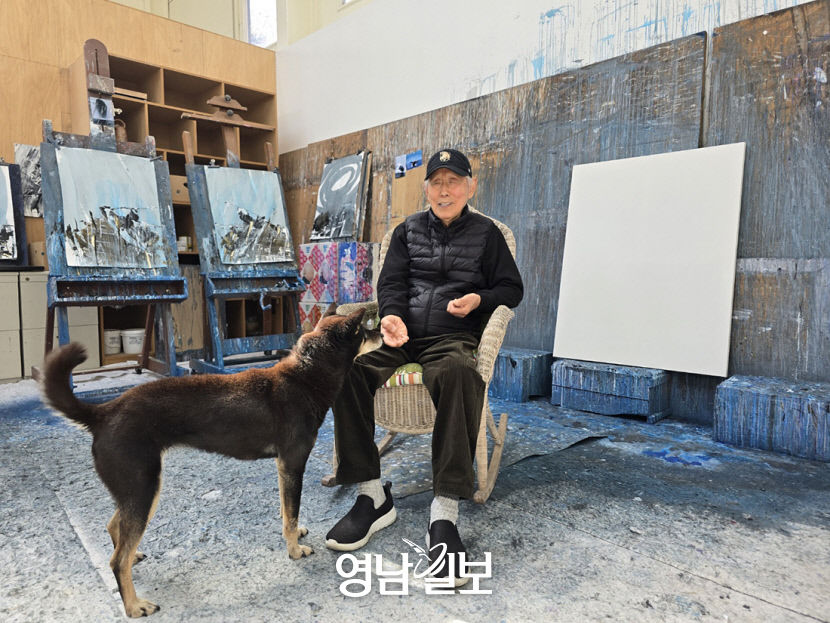 [출향 인사를 찾아서] 세계적 화가 반열에 오른 대구 출신 곽훈 화백 예술가는 새로운 존재 만드는 사람…AI 발달해도 창작혼 못 따라와