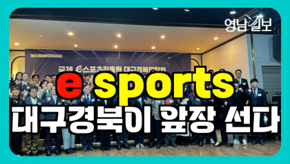 [영상뉴스] 'e 스포츠' 대구·경북이 앞장 선다