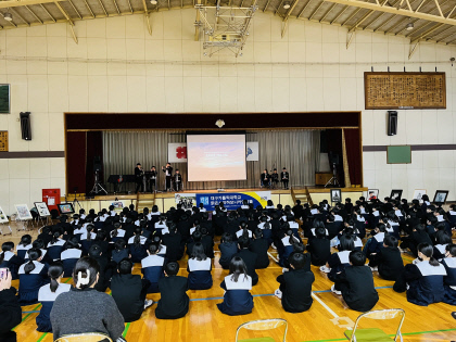 대구가톨릭대 맑은소리하모니카앙상블, 일본 기후시 카나중 방문해 공연 펼쳐