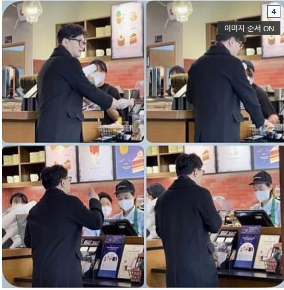“스벅 커피로 쓰린 속 달래나?”…한동훈 강남 스타벅스서 목격, 사퇴 후 첫 공개 행보