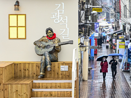 김광석길, 작은 변화로 더 감성적인 공간이 되다
