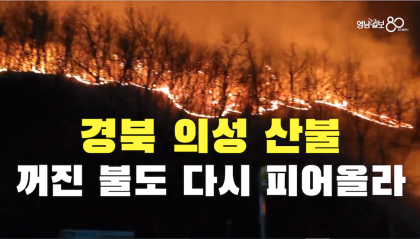 [영상뉴스] 꺼진 불도 다시 피어오른 의성 산불 ,’역대 세 번째’ 피해