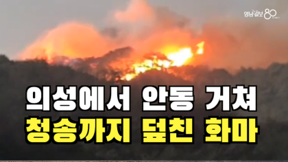 [영상뉴스] 의성에서 안동 거쳐 결국 청송까지 덮친 화마