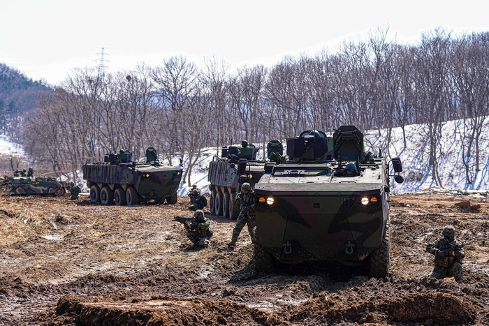 한미 해병대, 연합 보병·제병협동훈련 실시