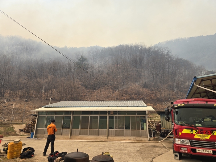 안동 덮친 의성 산불…소방력 마을 곳곳 포기하고 철수