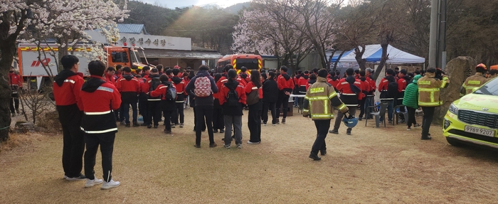 사람도 없던 밤 산중에…대구 달성군 함박산 ‘의문의 불씨’