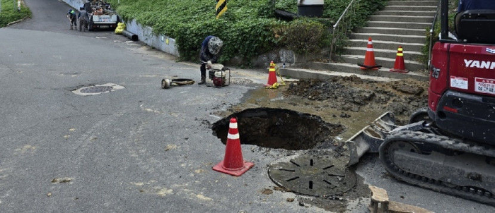 싱크홀 공포 확산 … 전문가 “대구도 안전지대 아냐”