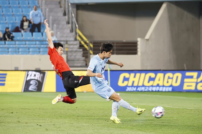 대구FC, 코리아컵 16강 진출…김해FC에 2대0 승리