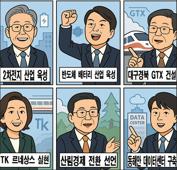 대권 후보들, 미래 대구경북 밑그림 내놔… 주요 공약 제시