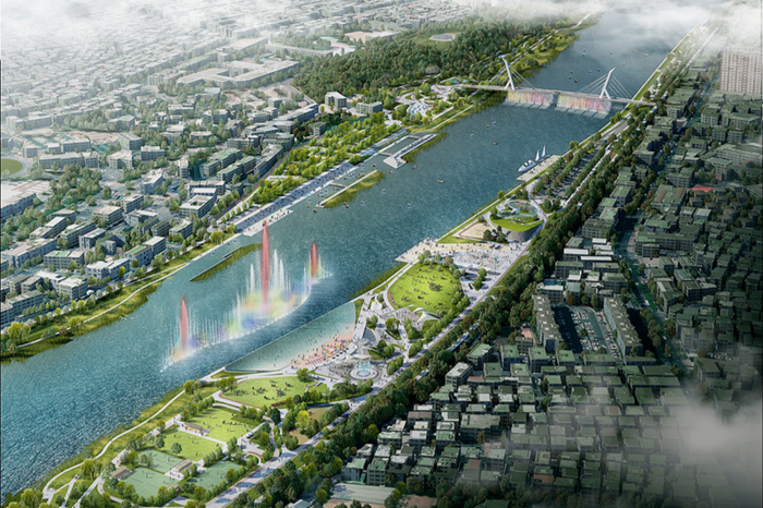 대구시가 추진하는 금호강 하천조성 사업 조감도. 대구시 제공