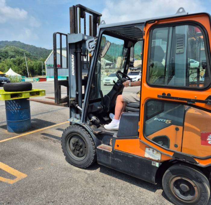 발달장애인훈련센터에서 운영 중인 자격증 취득 지원 사업 수업이 진행되고 있다. 경북교육청 제공