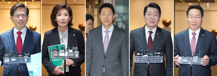중도층 흡수하라, 국힘 대선 주자들 연이어 오세훈 서울시장 찾아