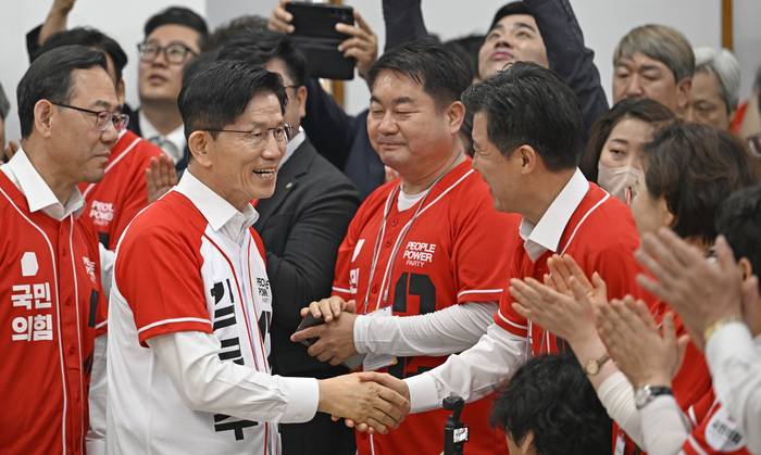 [포토뉴스] 제21대 대통령선거 국민의힘 대구경북선거대책위원회 발대식 참석한 김문수