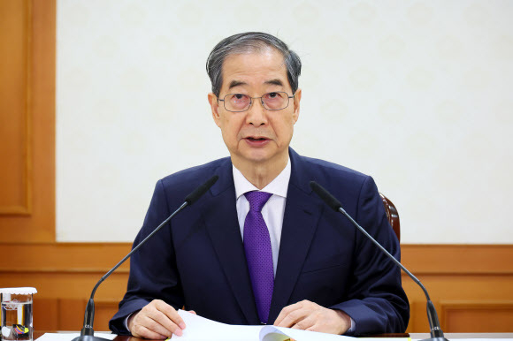 한덕수 대국민담화문서 출마시사… “이 길 밖에 길이 없다면 가야한다고 결정했다”