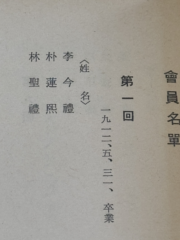 동창회원명부