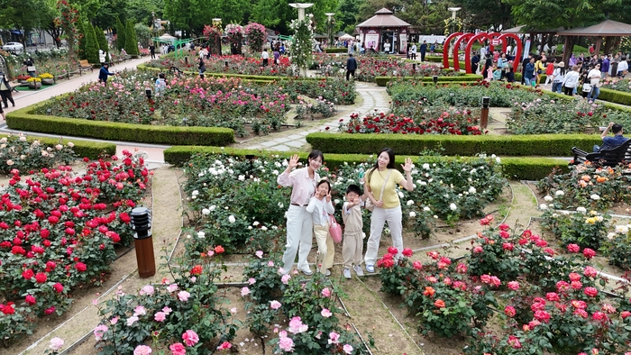 ‘장미꽃 필(Feel) 무렵’…이곡장미공원서 펼쳐지는 향기로운 축제의 장