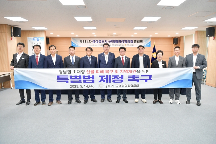 경북 시·군의회 의장협의회, 제334차 월례회