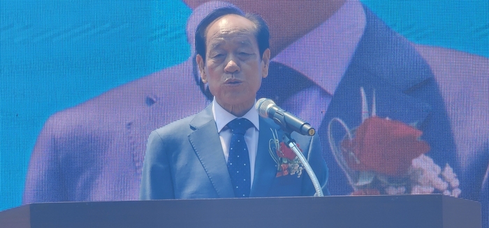 서병국 영주축협 조합장이 인사말을 하고 있다. 손병현 기자