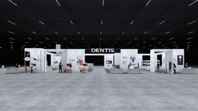 5월 30일부터 다음달 1일까지 서울 코엑스에서 열리는 'SIDEX' 전시장 내 덴티스 부스 이미지. <덴티스 제공>