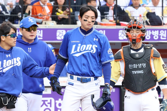 삼성 라이온즈, 한화 이글스에 1:3 패…연패에서 벗어나지 못해